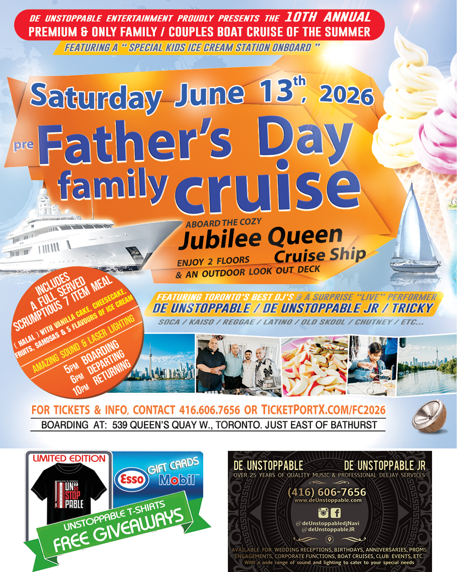 The Pre "FATHER's DAY" FAMILY boat cruise 