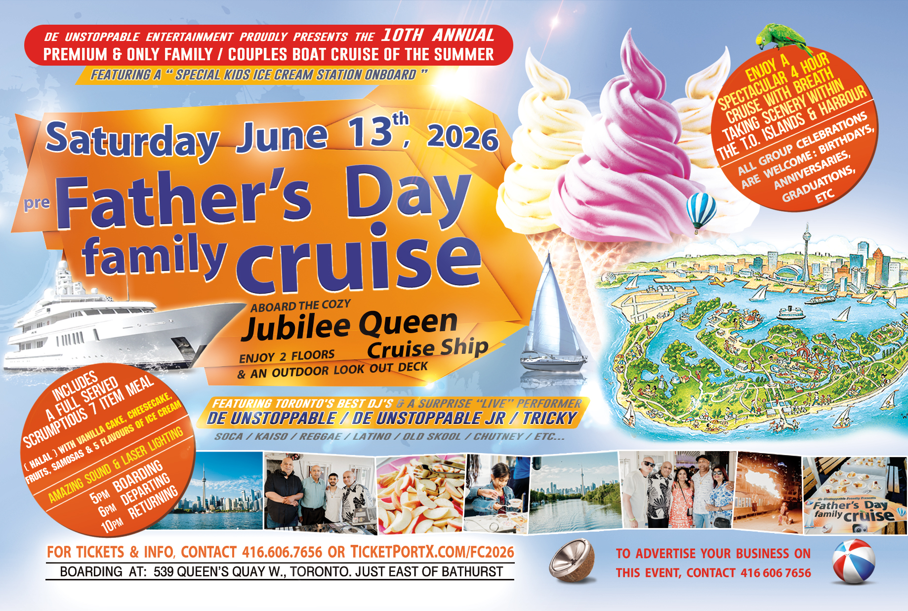 The Pre "FATHER's DAY" FAMILY boat cruise 