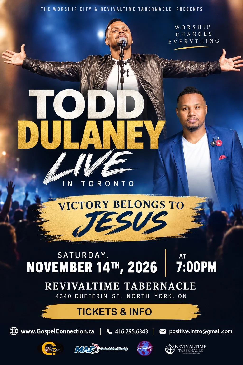 Todd Dulaney Live In Toronto 