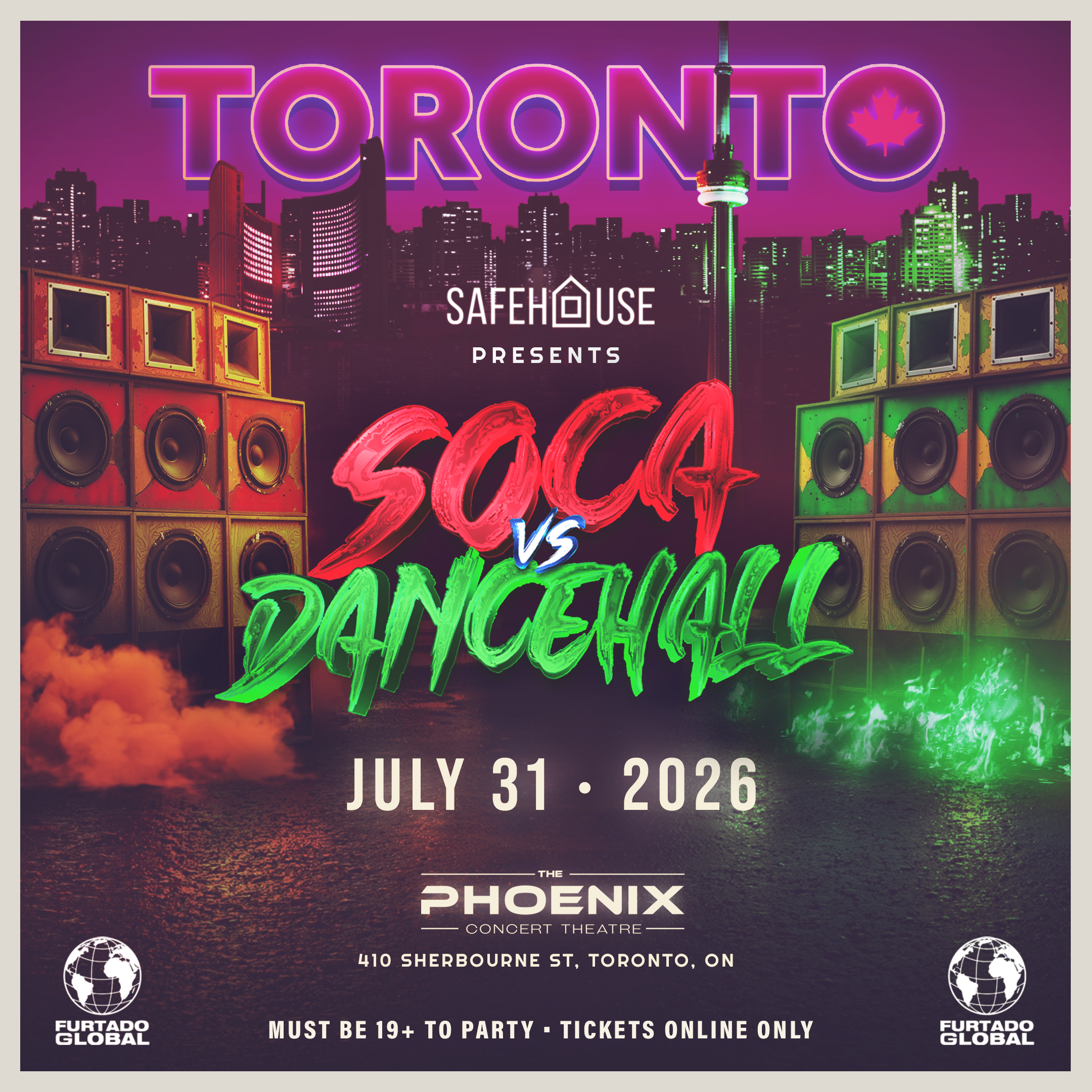 Soca Vs. Dancehall Toronto
